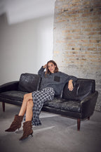 Darcia Reverse Crop Pocket Knit