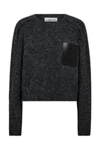 Darcia Reverse Crop Pocket Knit