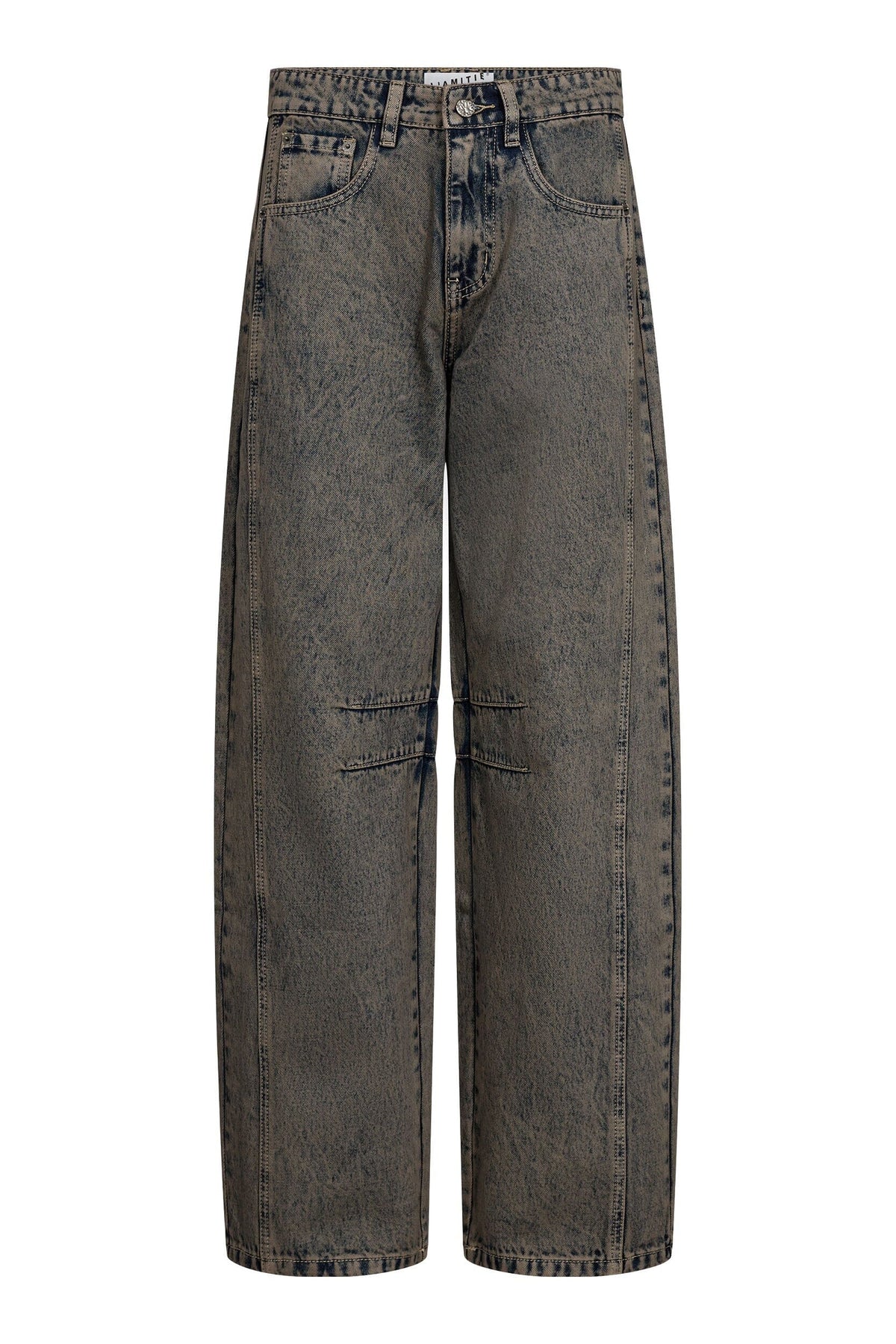Drew Barrel Panel Tall Jeans Mocca