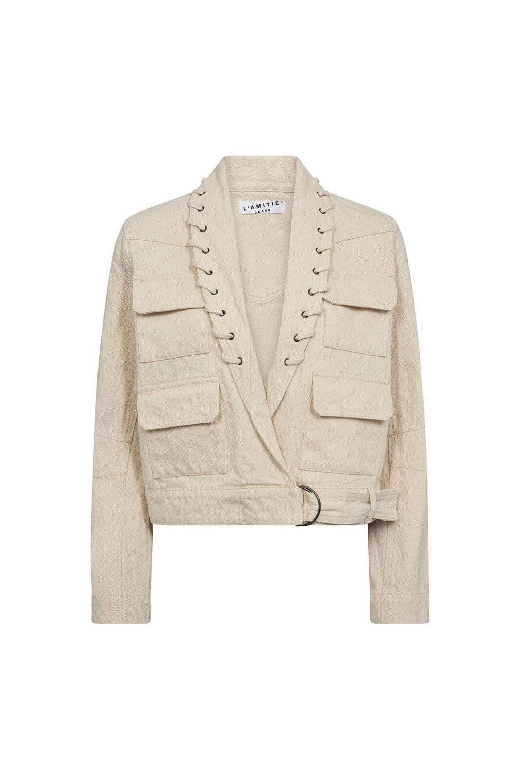 Pielle  Structure Crop Jacket