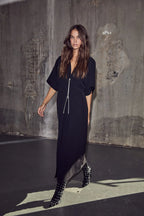 Satari Zip V Dress
