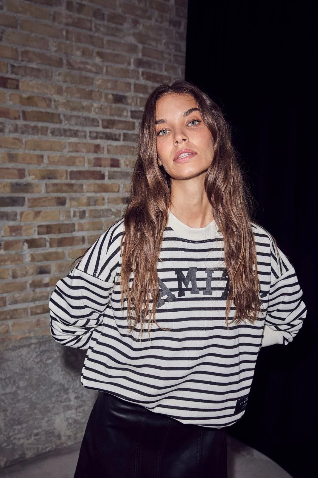 Stripe Logo Sweat