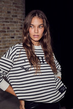 Stripe Logo Sweat