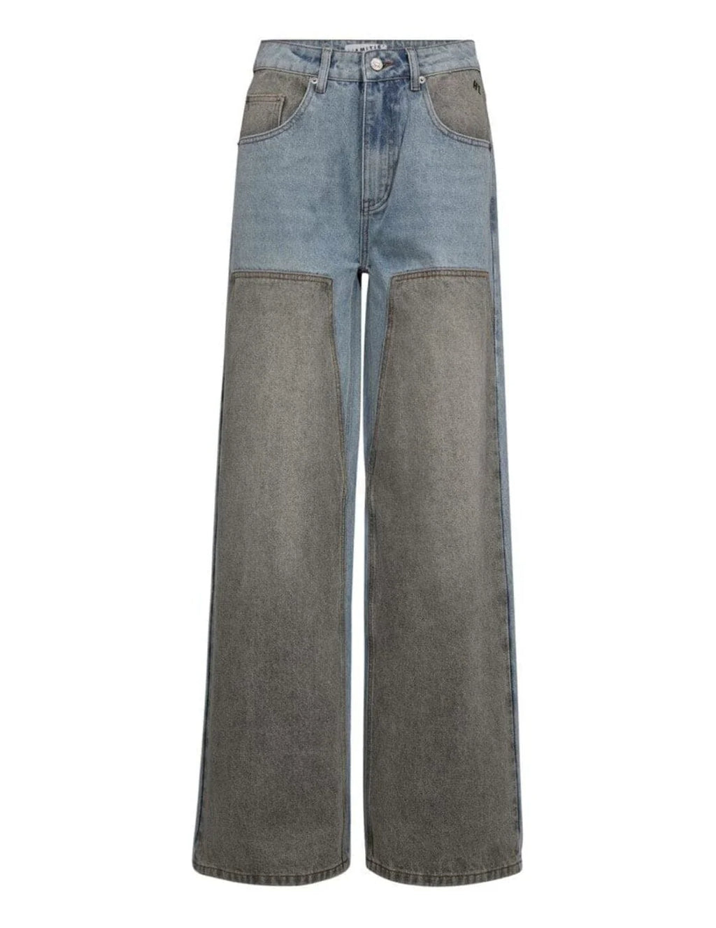 Two Tone Patch Tall Jeans