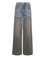 Two Tone Patch Tall Jeans