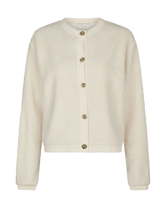 Limo Fluffy Knit Cardigan