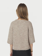 Amaya Fluffy Knit Cardigan