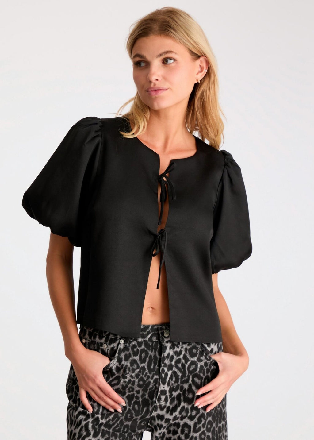 Aska Dull Satin Blouse