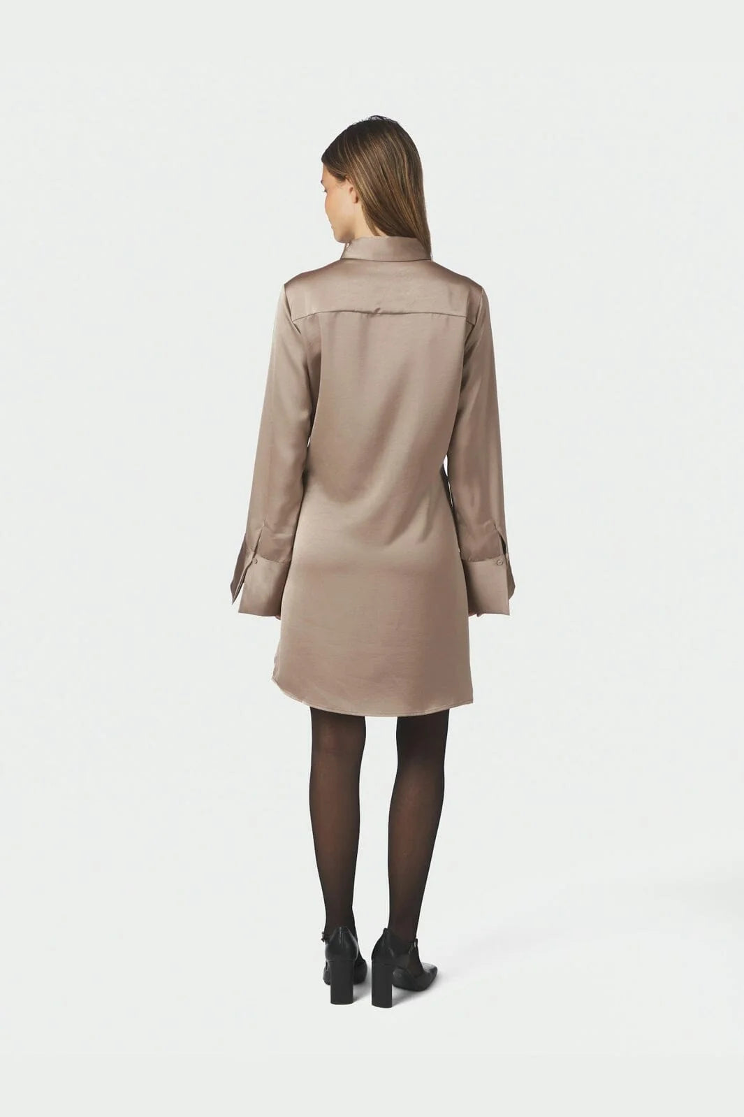 Biria Heavy Sateen Dress