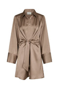 Biria Heavy Sateen Dress