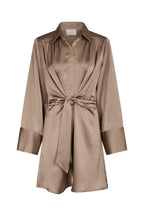 Biria Heavy Sateen Dress