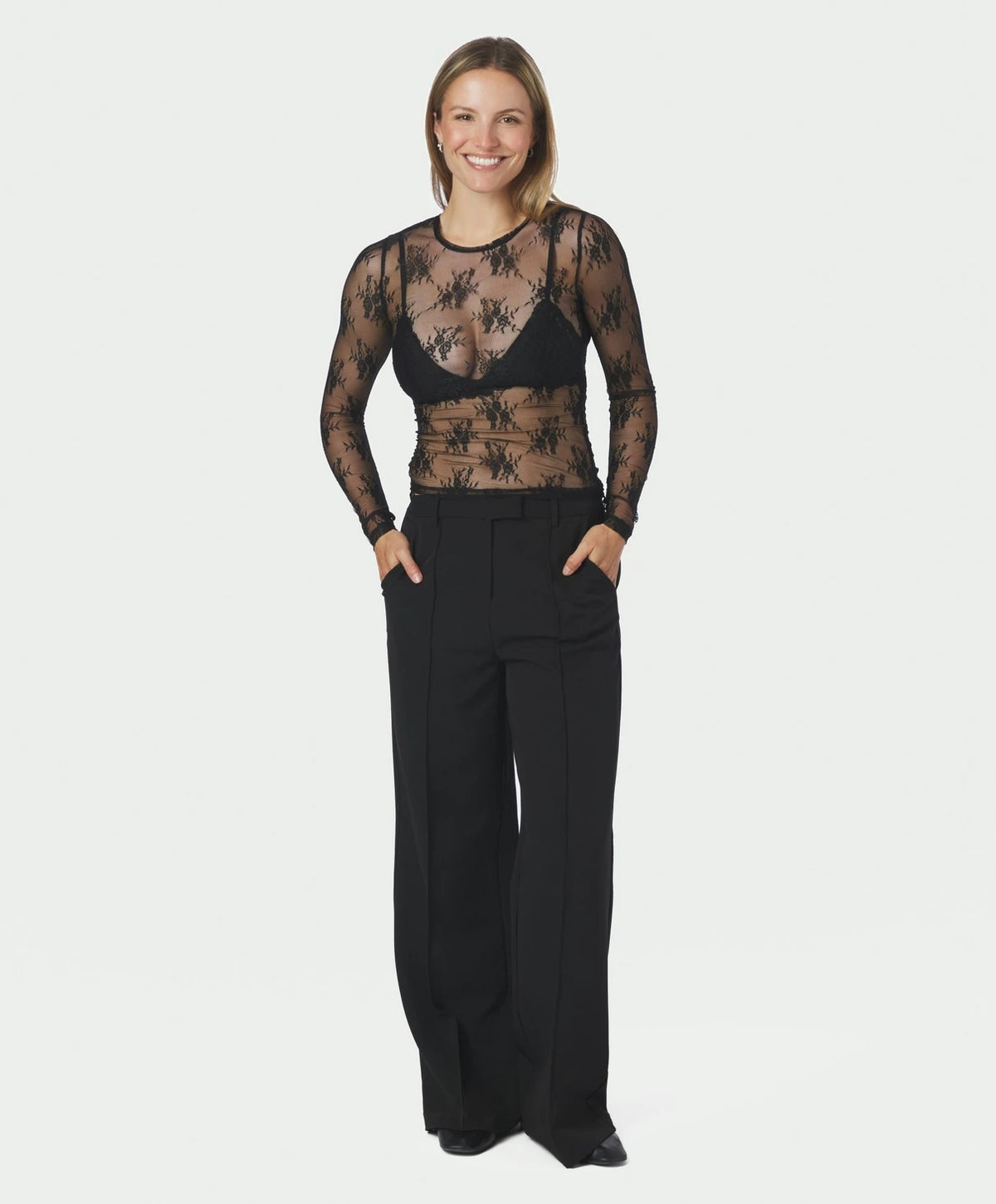 Evania Mesh Blouse