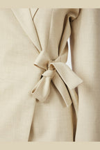 Carmia Melange Tie Blazer