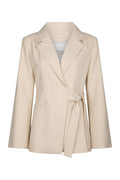 Carmia Melange Tie Blazer