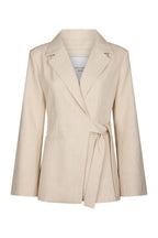 Carmia Melange Tie Blazer
