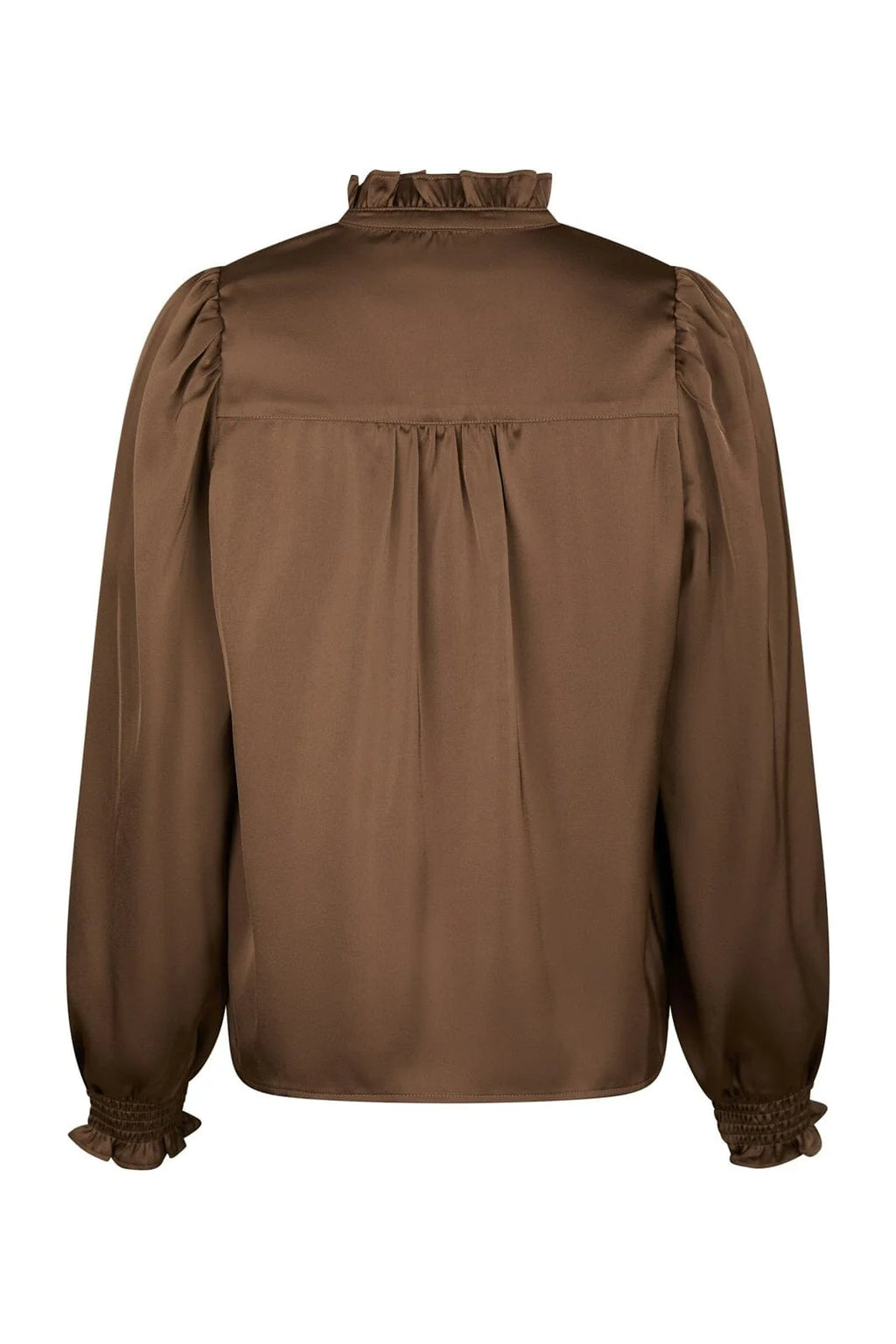 Delsie Drapy Sateen Blouse
