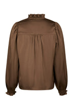 Delsie Drapy Sateen Blouse
