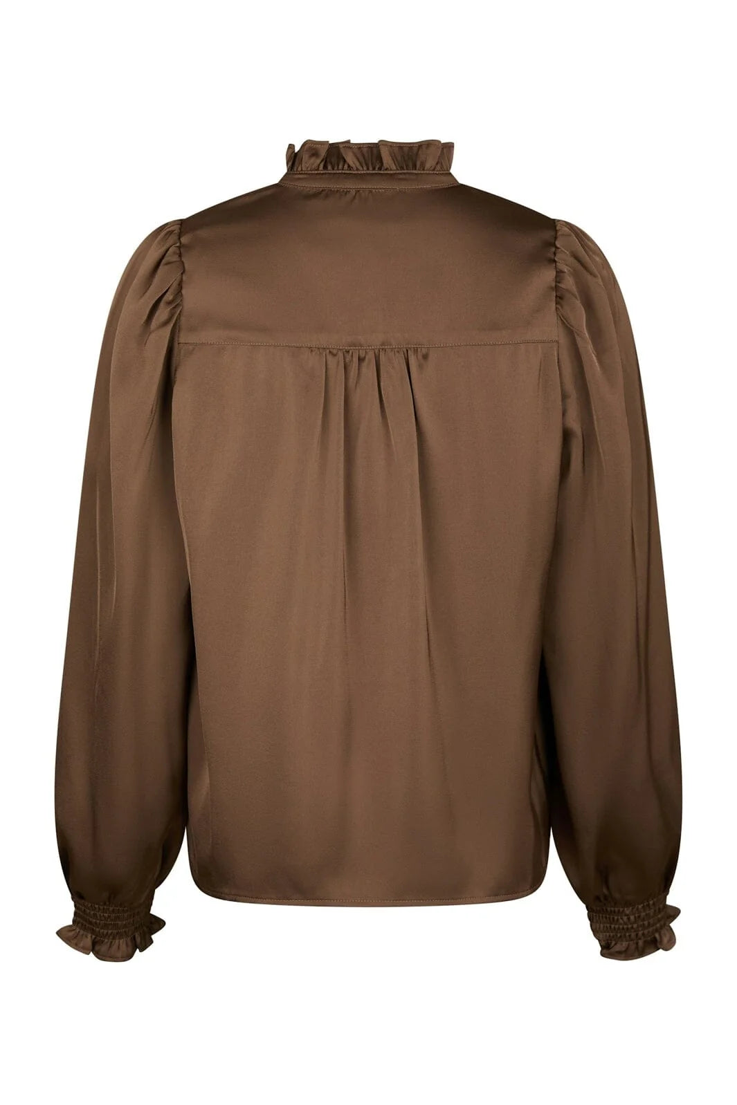 Delsie Drapy Sateen Blouse