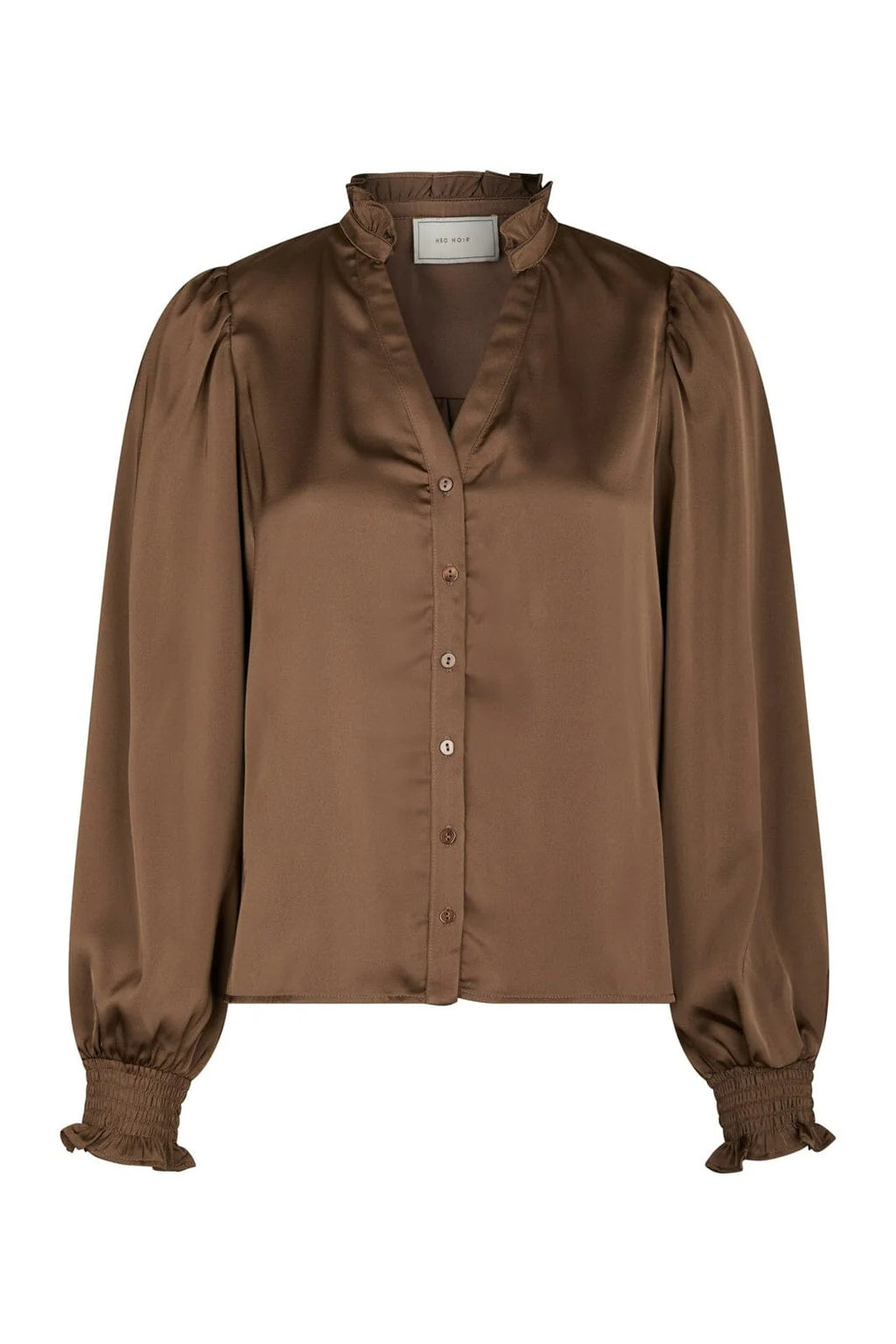 Delsie Drapy Sateen Blouse