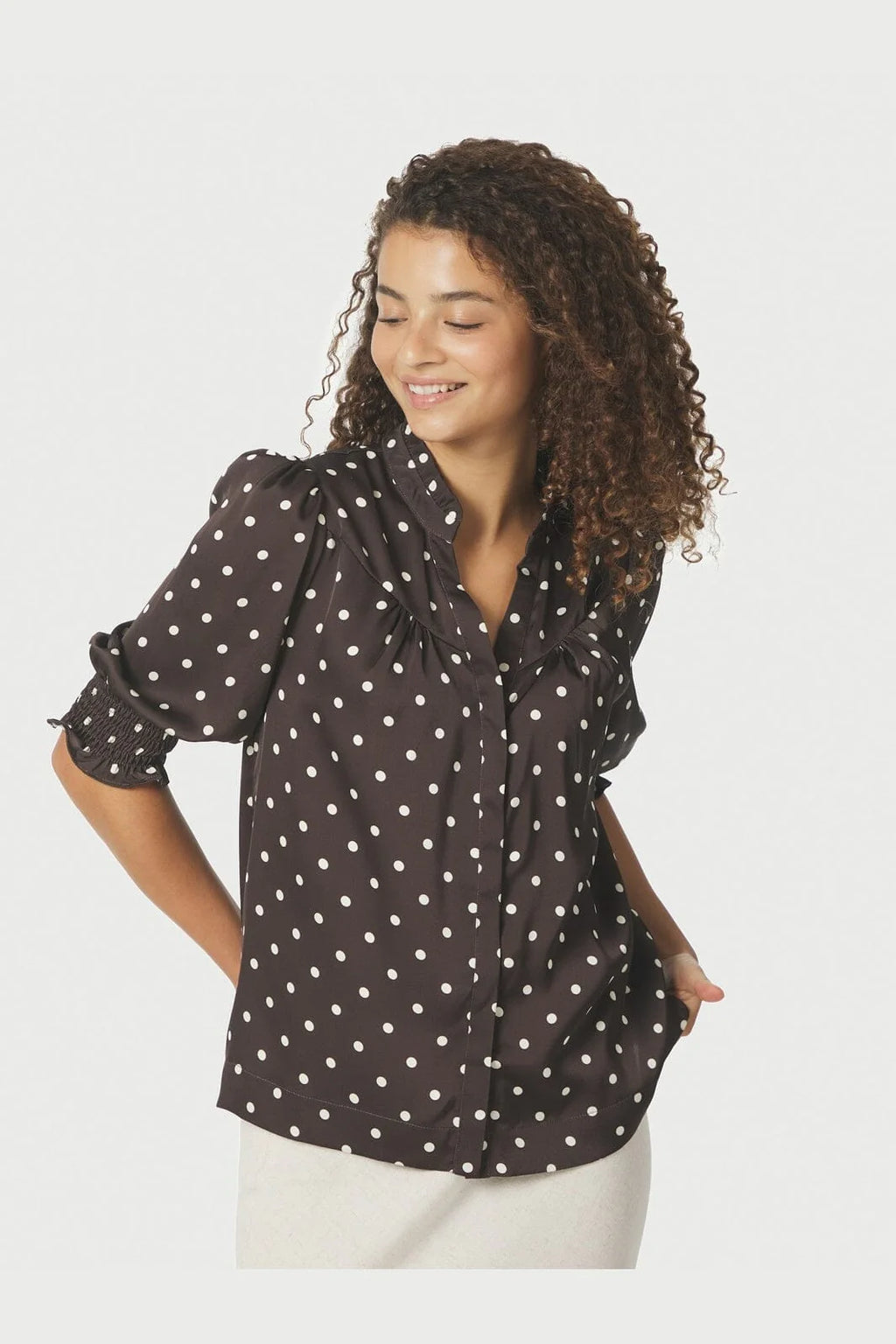 Diana Dot Blouse
