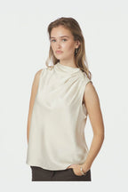 Isola Drapy Satin Top
