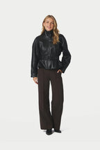 Jaclyn Faux Leather Jacket