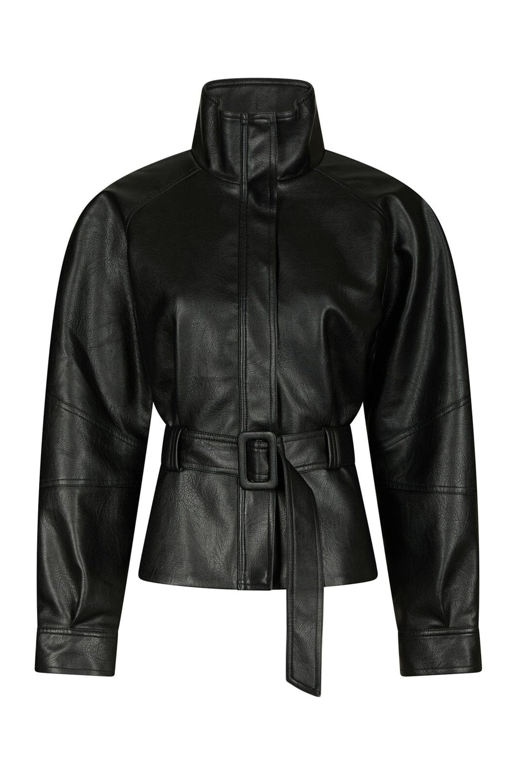 Jaclyn Faux Leather Jacket