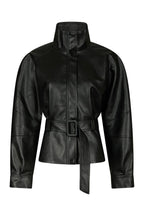 Jaclyn Faux Leather Jacket