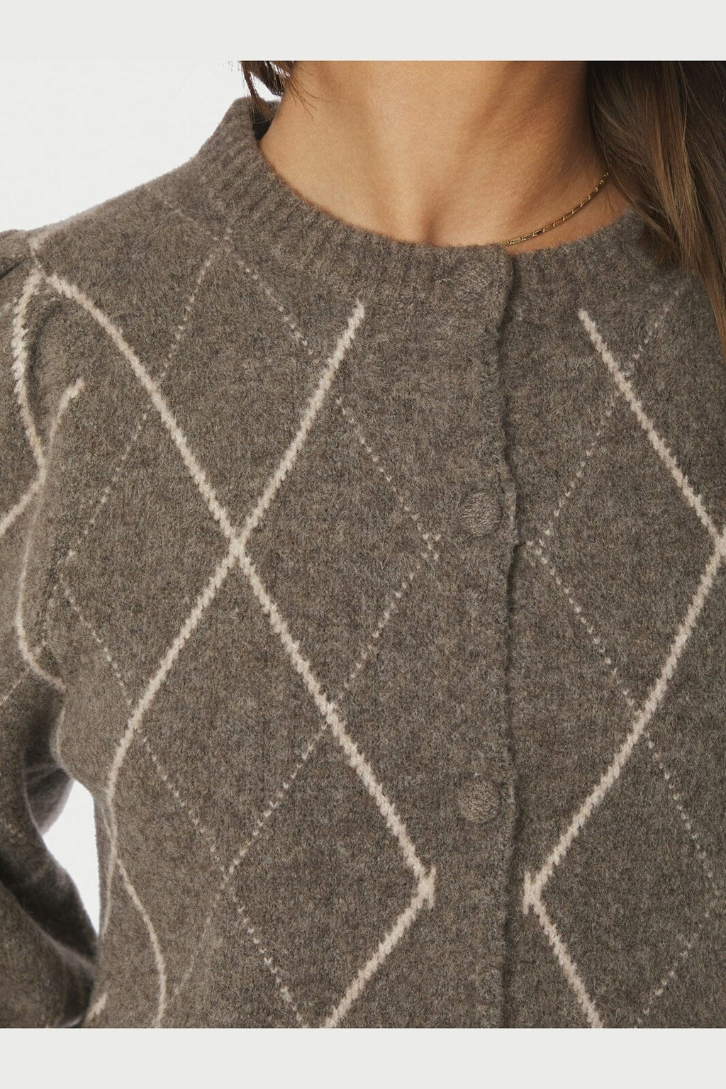 Koteas Check Knit Cardigan