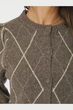 Koteas Check Knit Cardigan