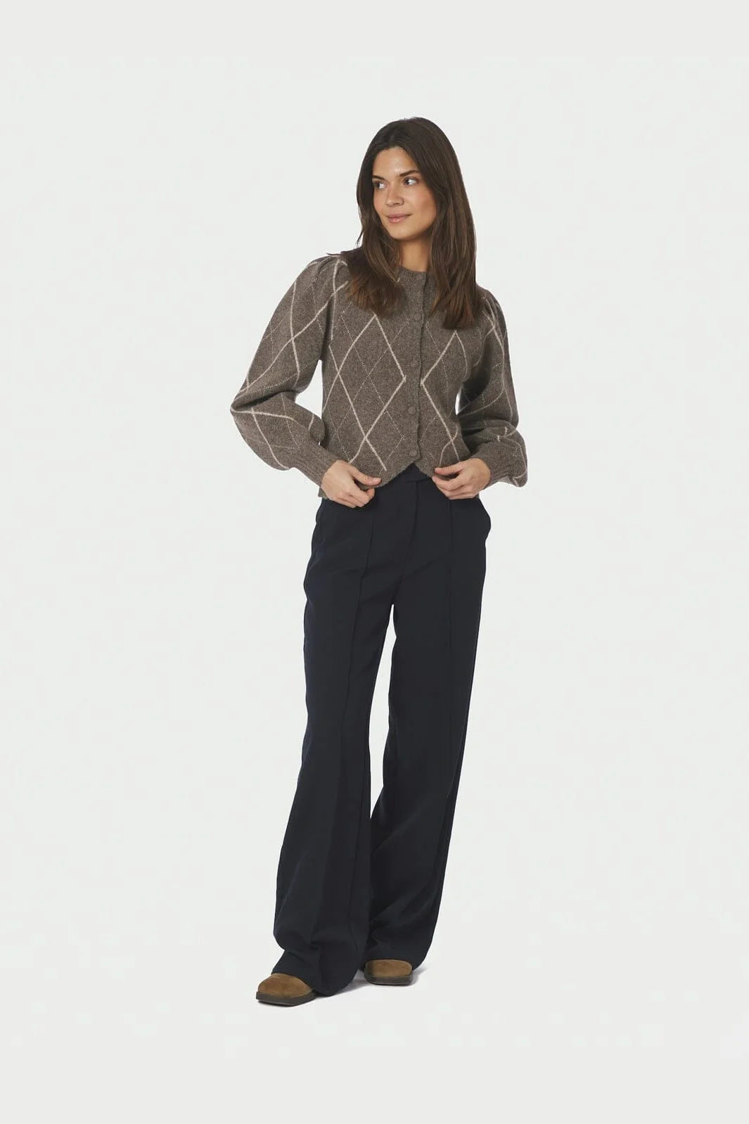 Koteas Check Knit Cardigan