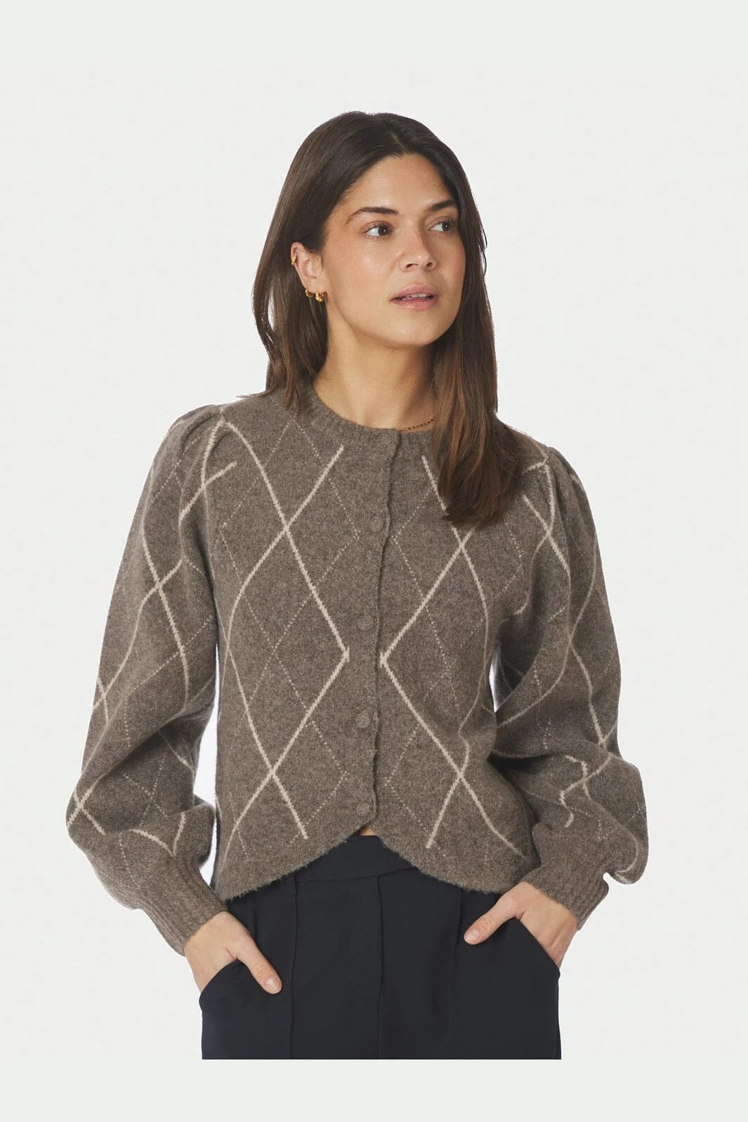Koteas Check Knit Cardigan
