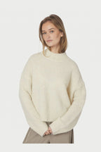 Paulina Fluffy Knit Blouse