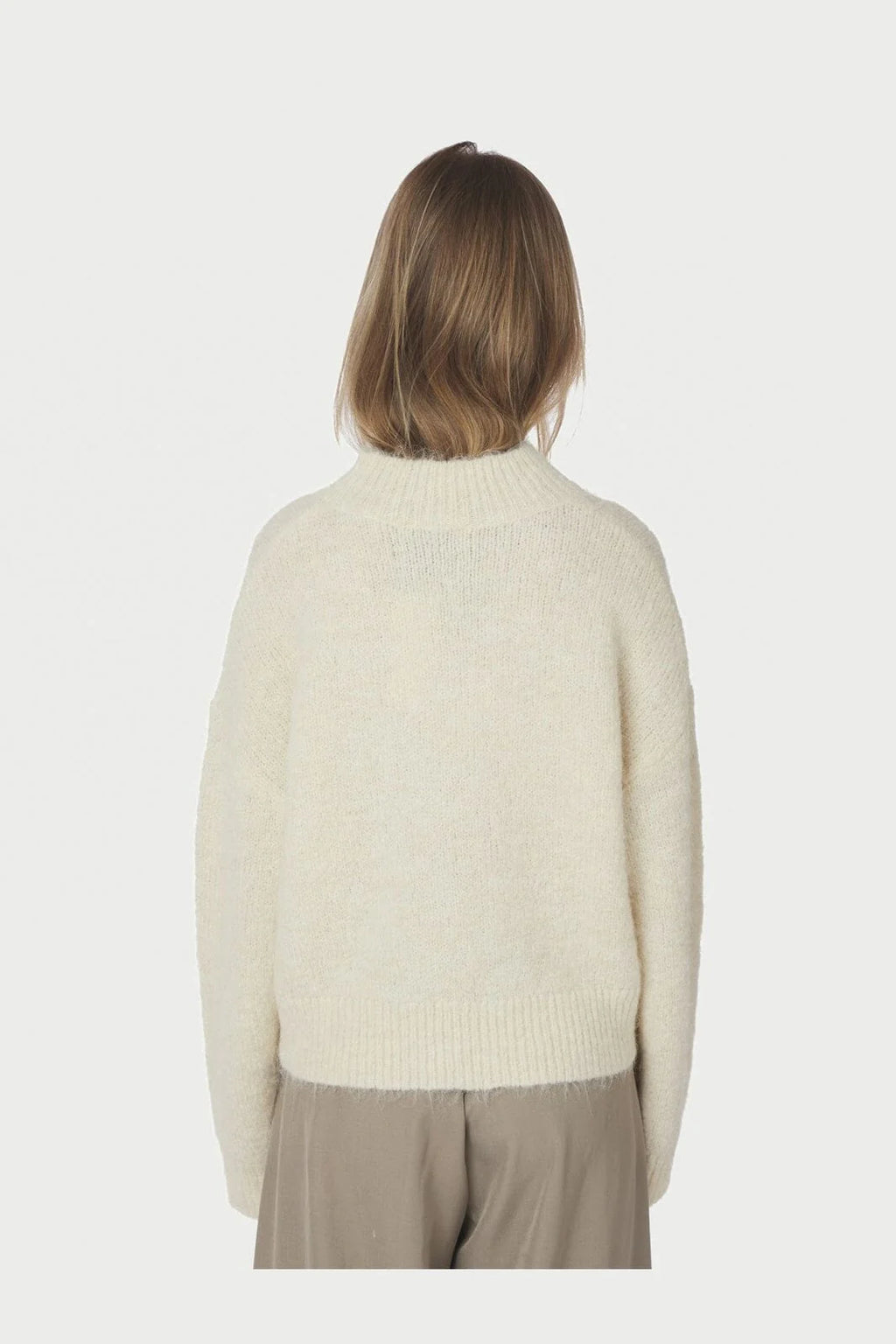 Paulina Fluffy Knit Blouse
