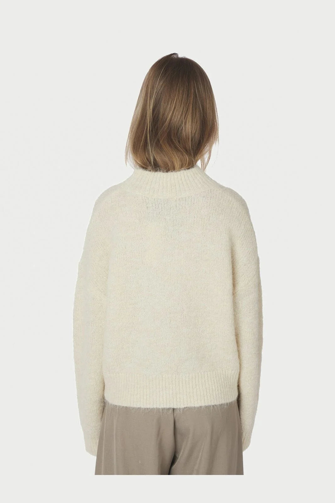 Paulina Fluffy Knit Blouse