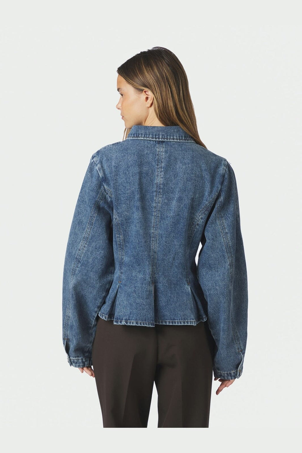 Rivora Denim Peplum Jacket