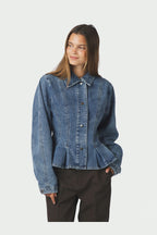 Rivora Denim Peplum Jacket