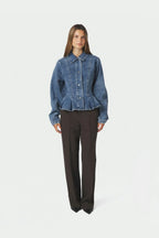 Rivora Denim Peplum Jacket