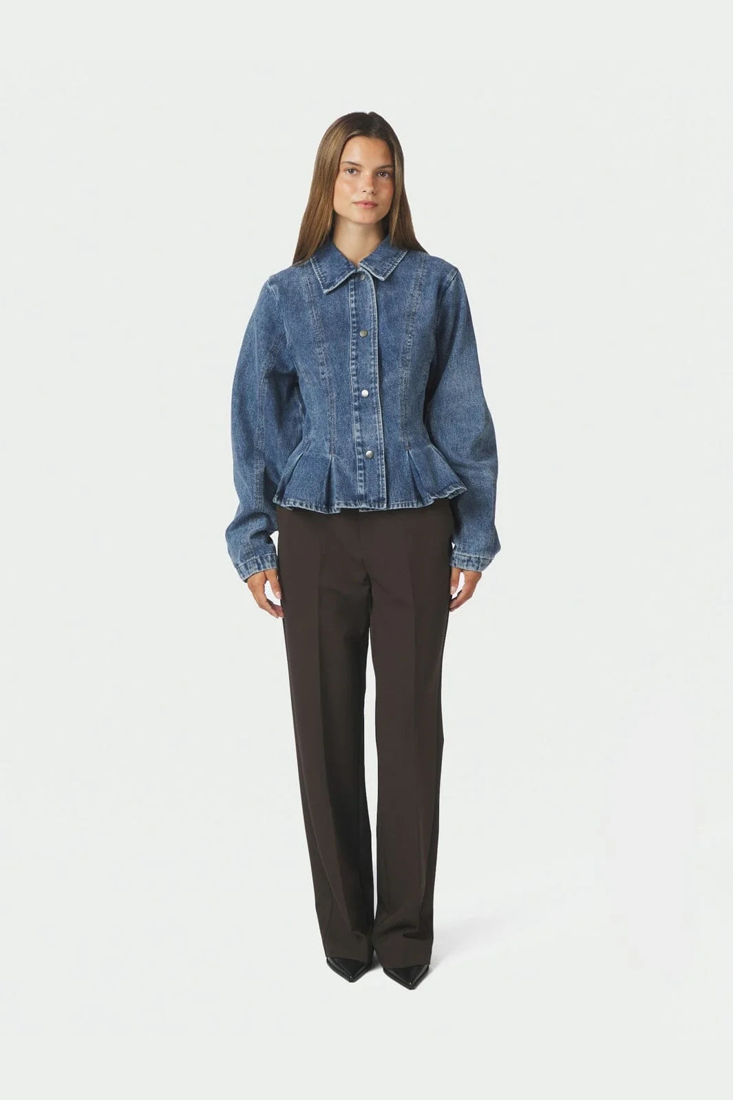 Rivora Denim Peplum Jacket