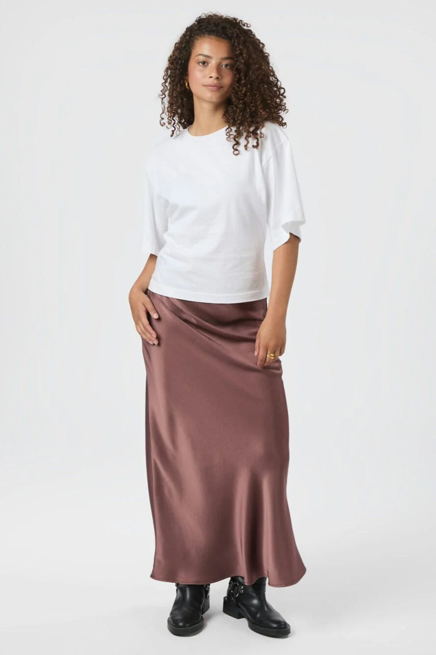 Vicky Heavy Sateen Skirt
