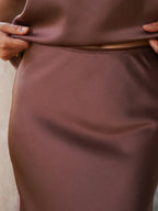 Vicky Heavy Sateen Skirt