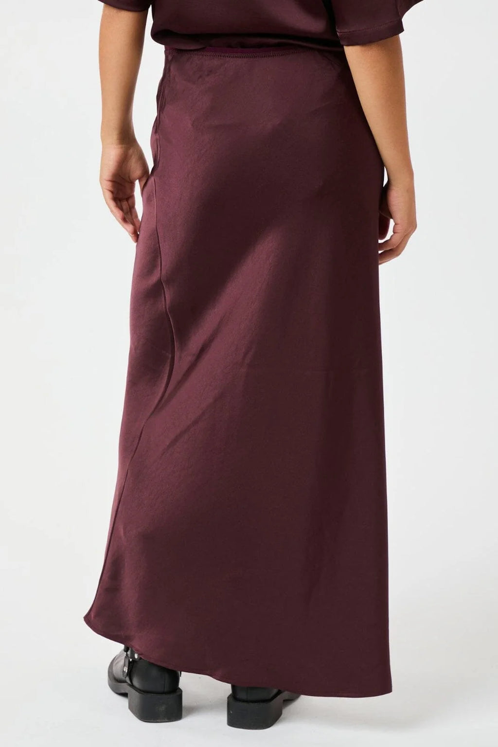 Vicky Heavy Sateen Skirt